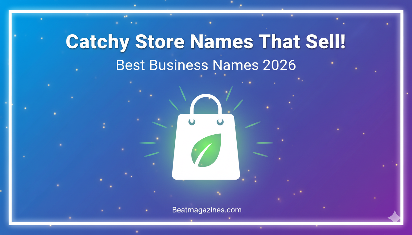 What Should I Call My Store? Catchy Business Names 2026