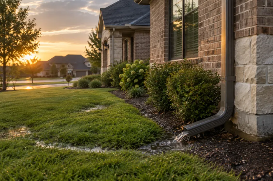 Texas Home Drainage Guide: Protecting Dallas Homes From Roof Runoff