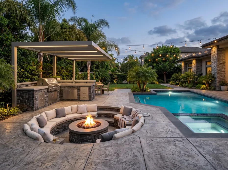 Backyard Upgrades: Pools and Concrete Patios
